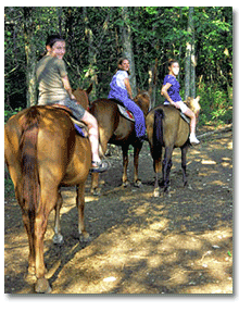 Horseback-Trail Riding at Cedars of Lebanon State Park