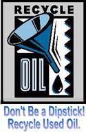 Used Oil Collection Site Sign
