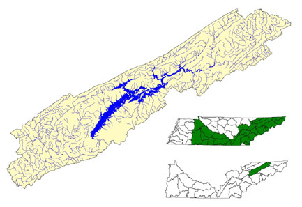 Holston River Watershed Map